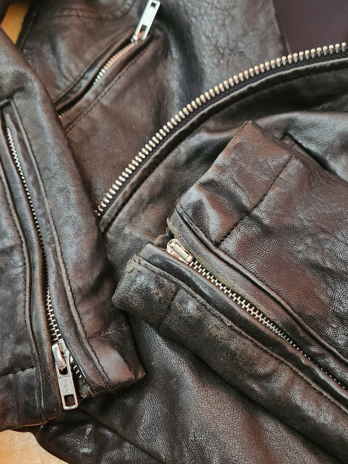 릭오웬스 스투지 레더자켓 상품이미지6