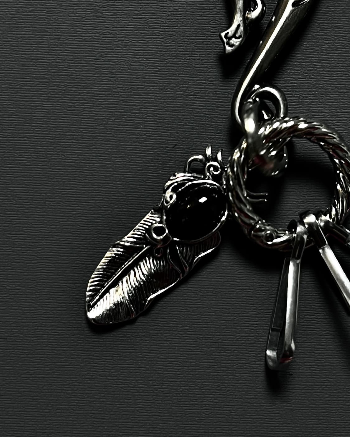 블랙 엔틱 에스닉 키링 상품이미지2