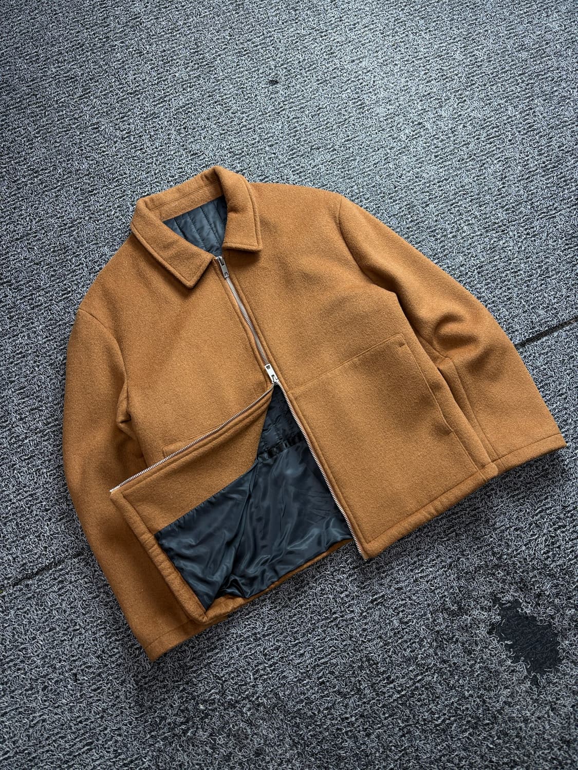 라퍼지스토어 투웨이 울 미니멀 해링턴 자켓 3079 상품이미지1