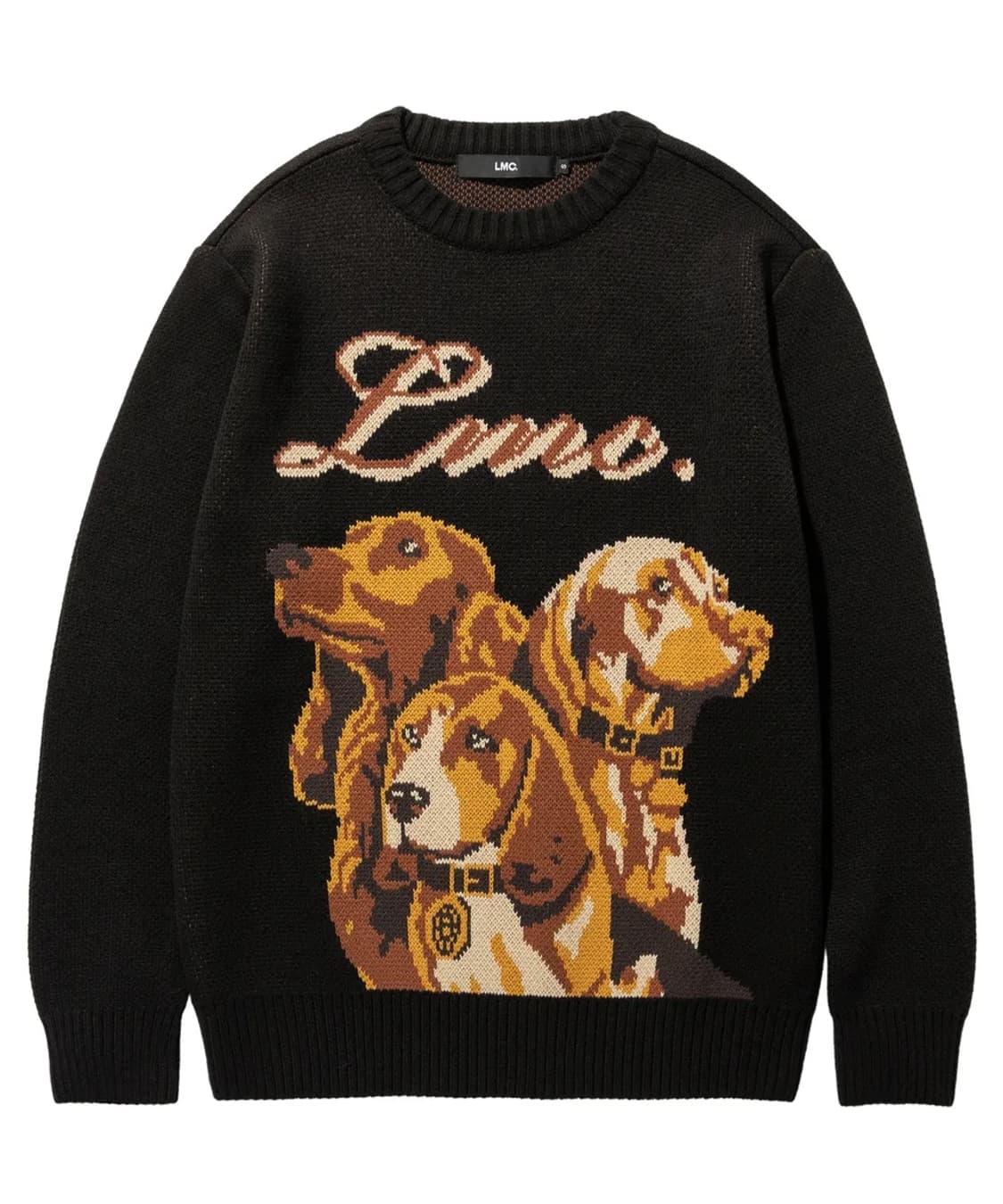 LMC HUNTING DOG KNIT SWEATER black 상품이미지1