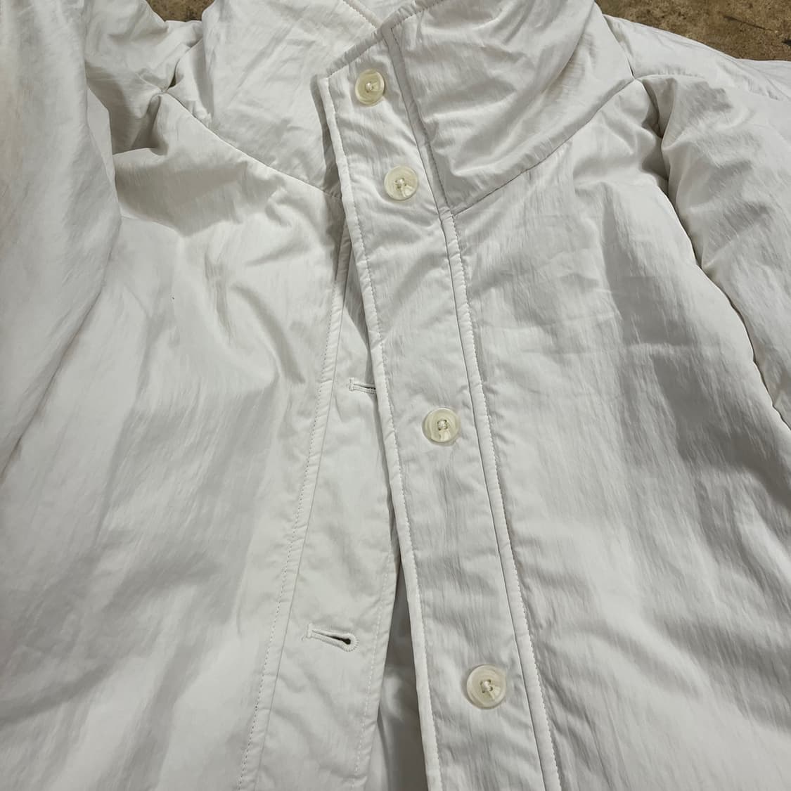 [정품/S] 코드그라피 오버핏 패딩 아이보리 b18 상품이미지5