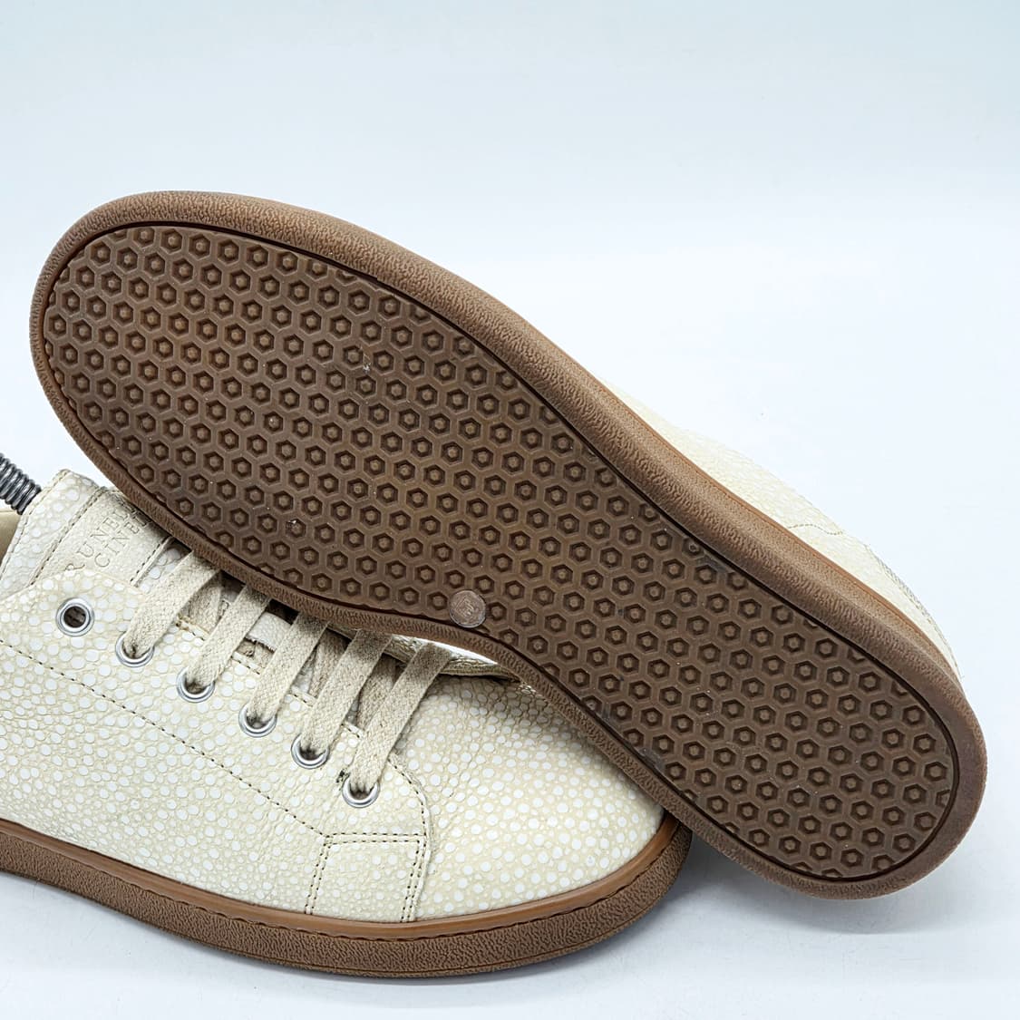 브루넬로쿠치넬리 우먼스 로우탑 스니커즈 베이지 (38) 상품이미지3