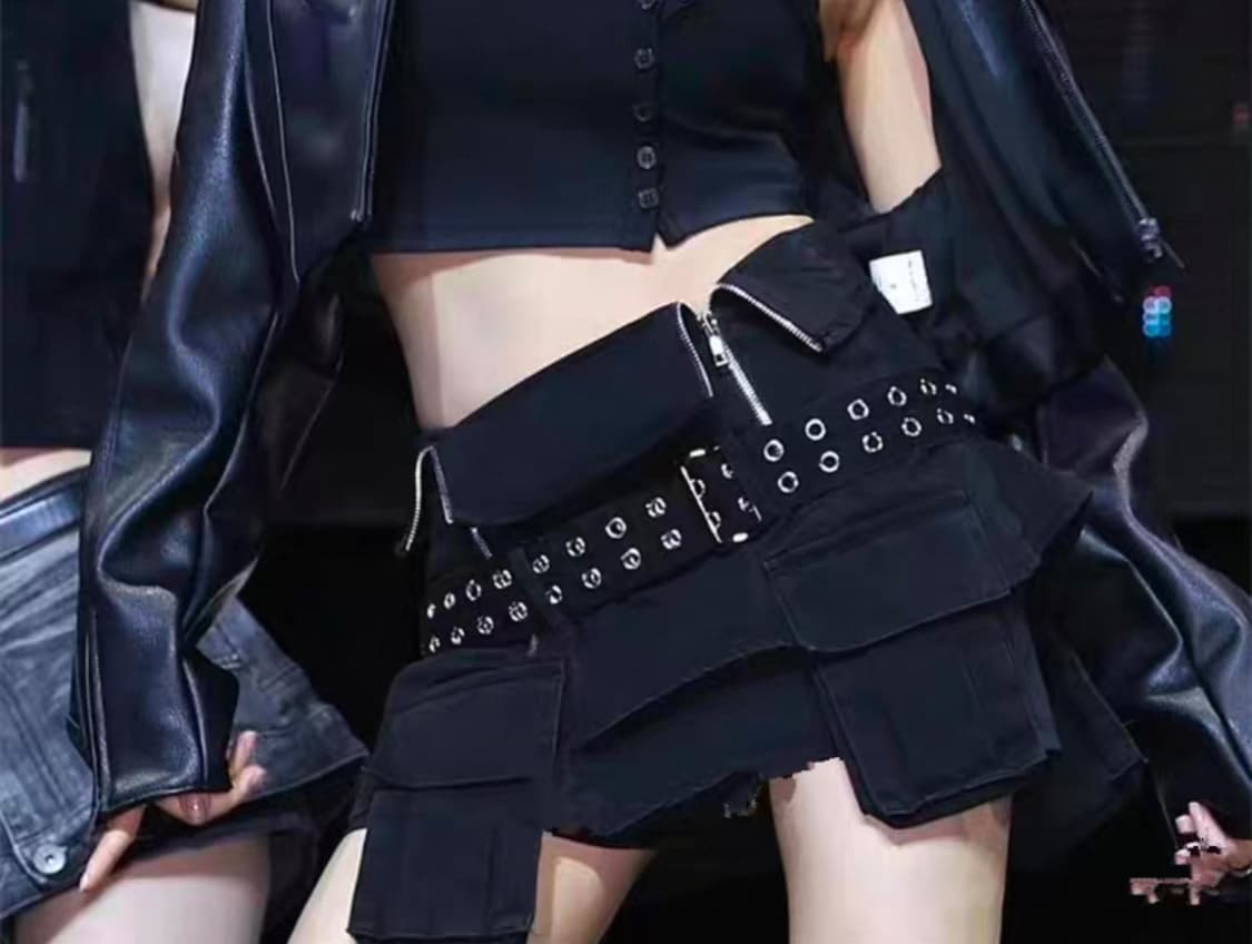 일본 빈티지 벨트 펑크 락 와투케 y2k 판매 상품이미지1