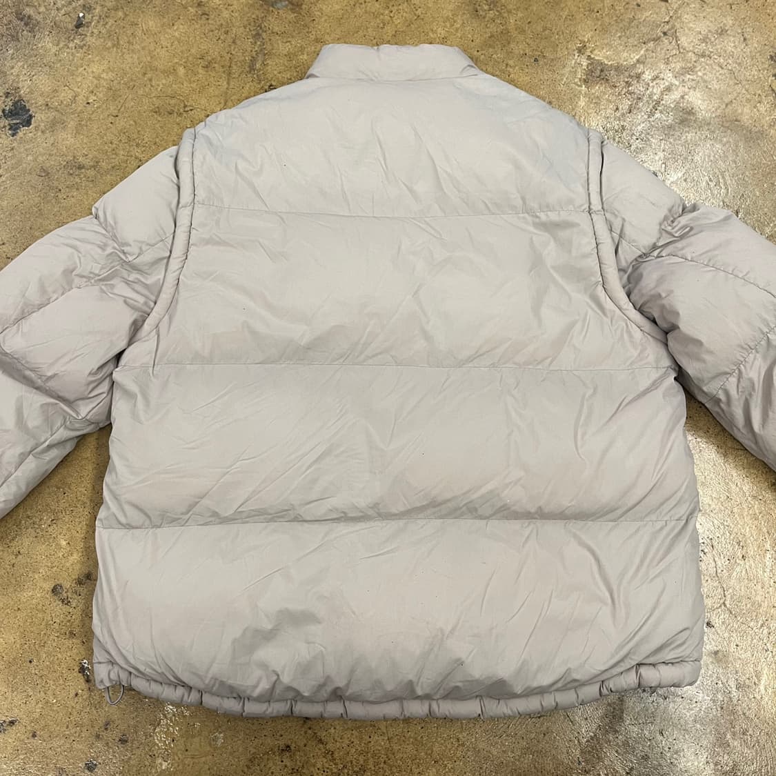 [정품/105] 뉴에라 포켓 패딩 아이보리 b19 상품이미지4