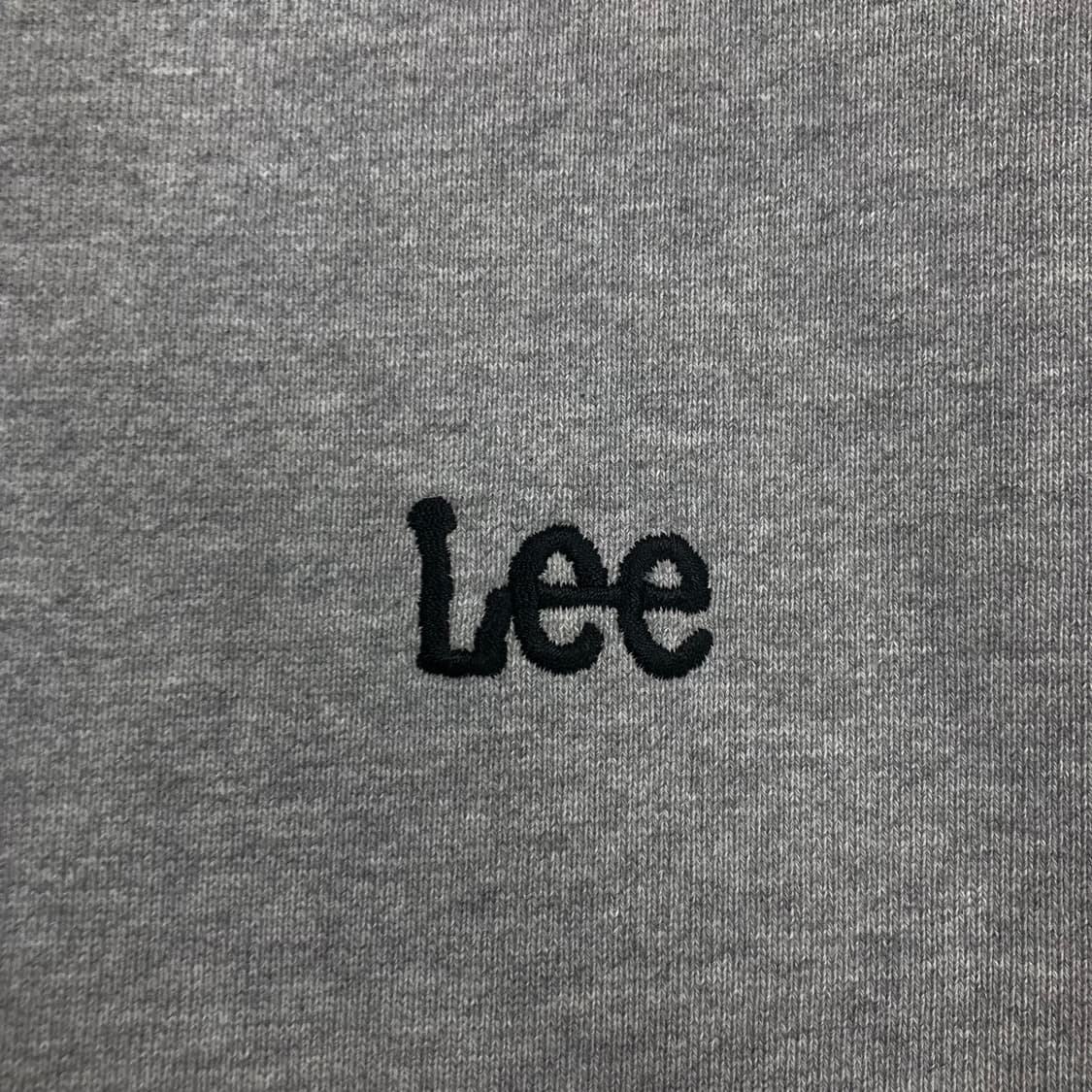 Lee 그레이 컬러 스몰 로고 후드티 상품이미지2