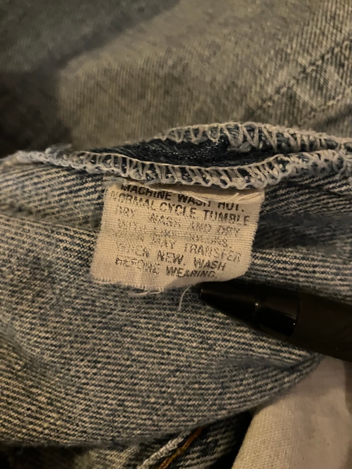 80s USA 빈티지 리바이스 501 데님 팬츠 상품이미지9