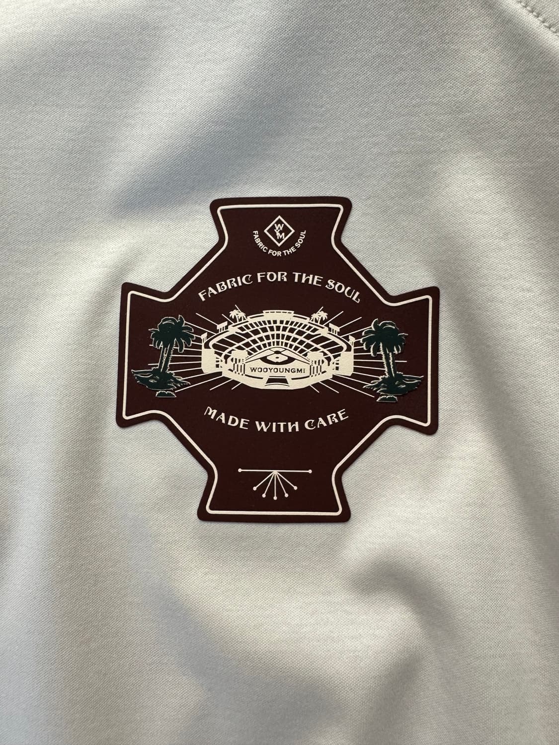 우영미 25ss 베이지 그래픽 티셔츠 48 상품이미지7