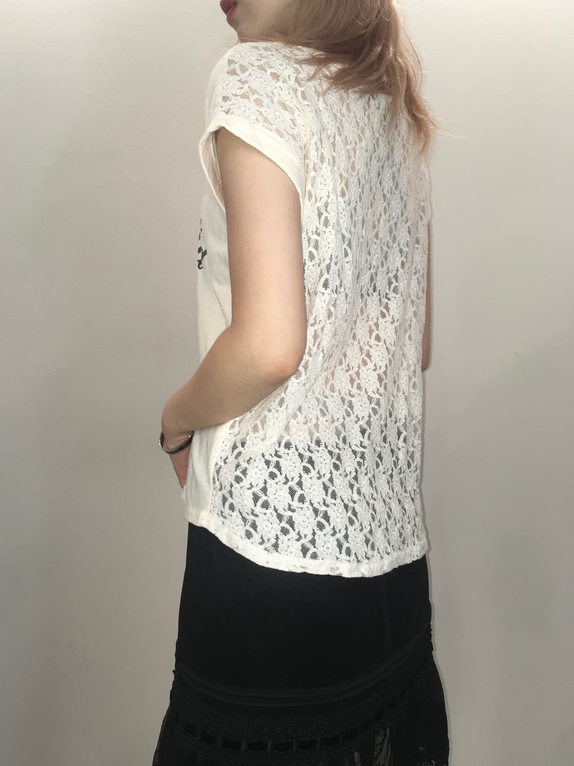 jpn vintage romantic lace ribbon t shirt 상품이미지2