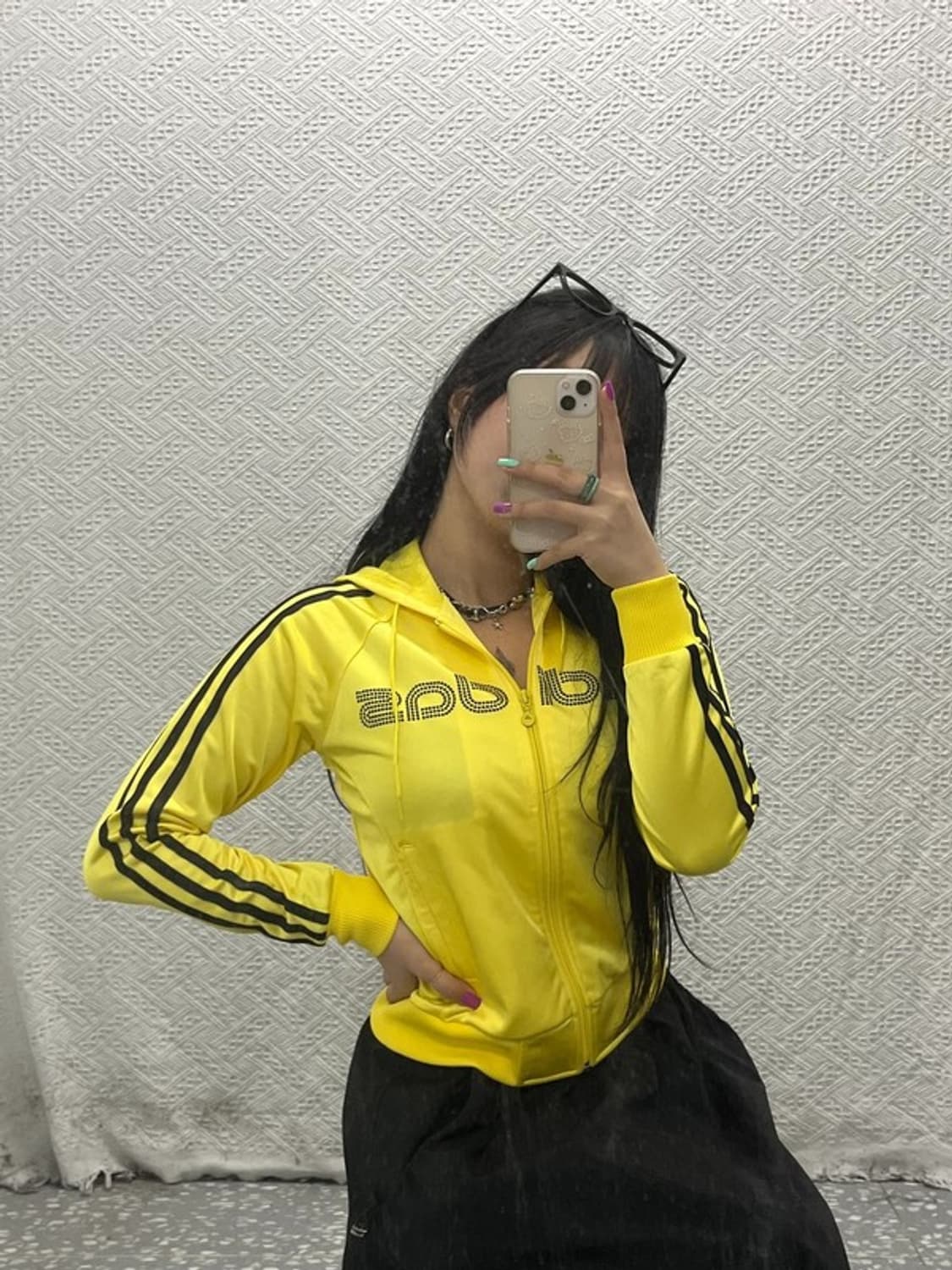 아디다스 올드스쿨 Y2K 크롬핏 져지 집업 85 C06816 상품이미지2