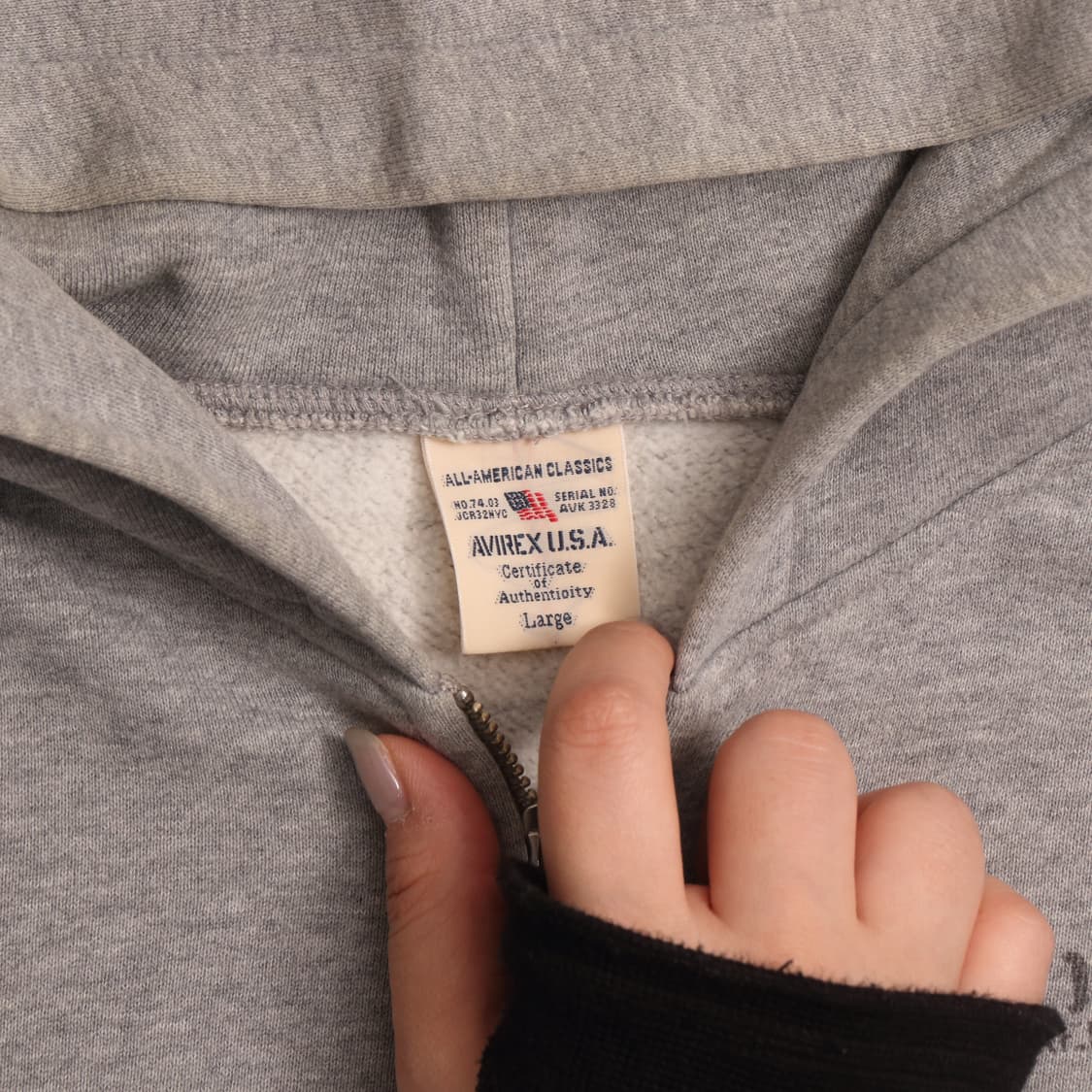 00's 아비렉스 프린팅 후드집업 A1424 상품이미지3