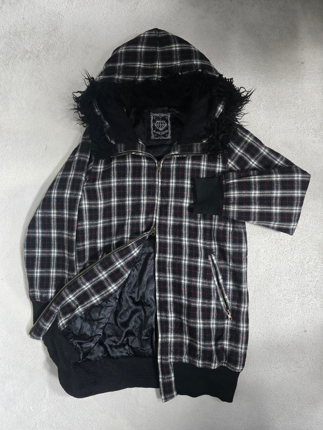 ALGONQUINS 알곤퀸즈 체크 후드 자켓 상품이미지3