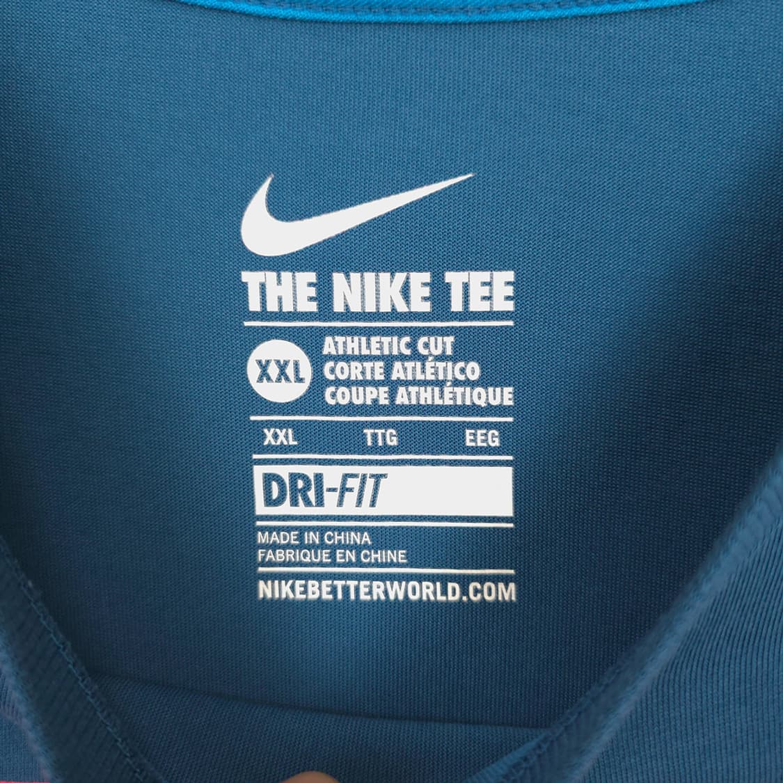 나이키 NIKE 드라이핏 프린팅 반팔티 블루 110(XXL) 상품이미지6