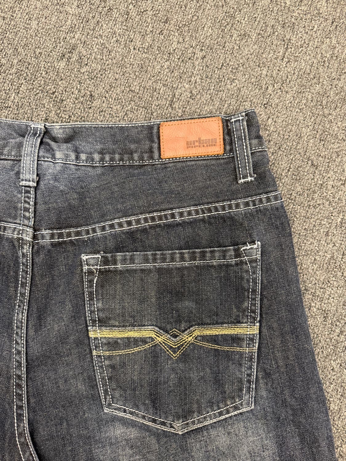 33)urban pipeline 빈티지 흑청 버뮤다 데님팬츠 상품이미지4