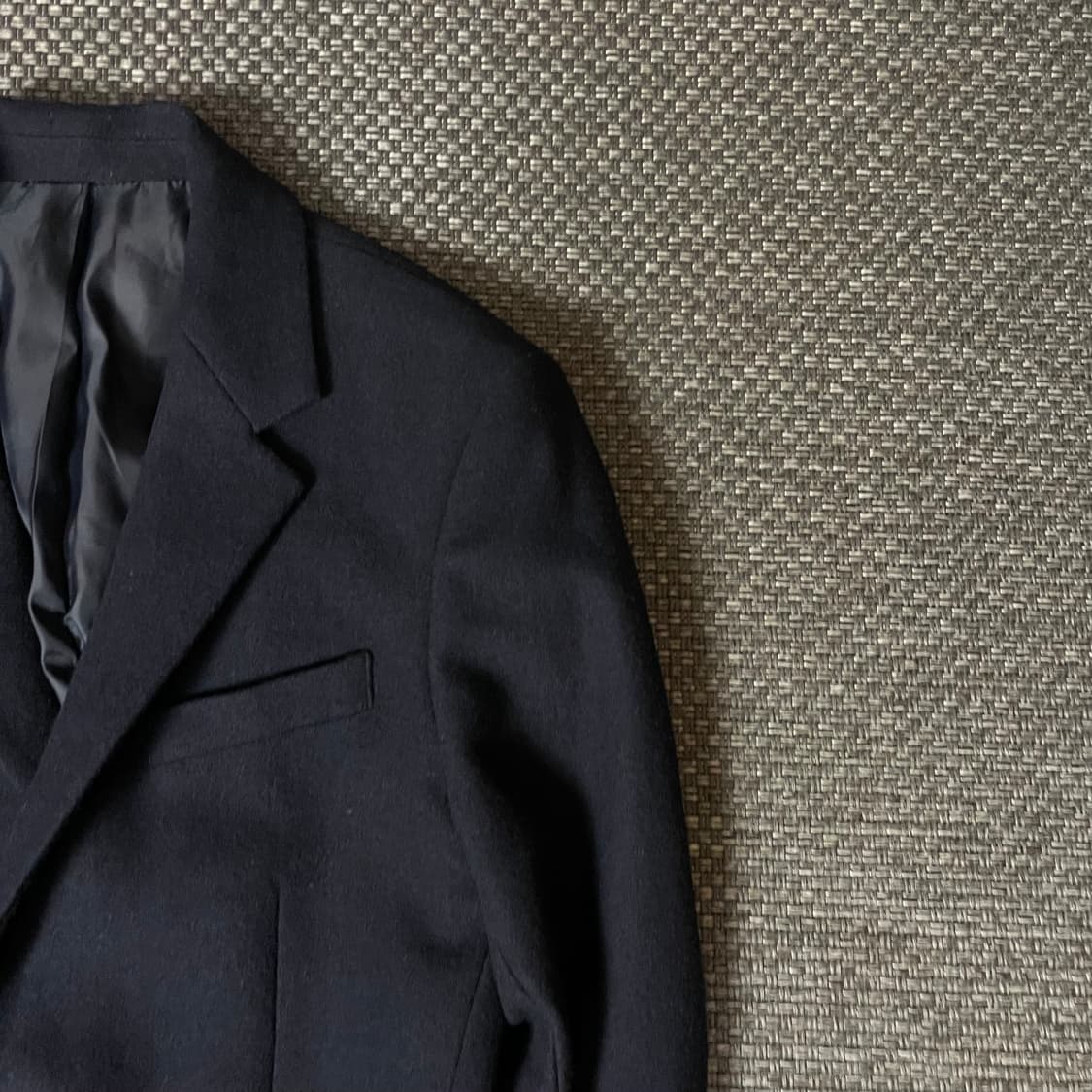 지오다노 울 네이비 싱글 코트 100 상품이미지3