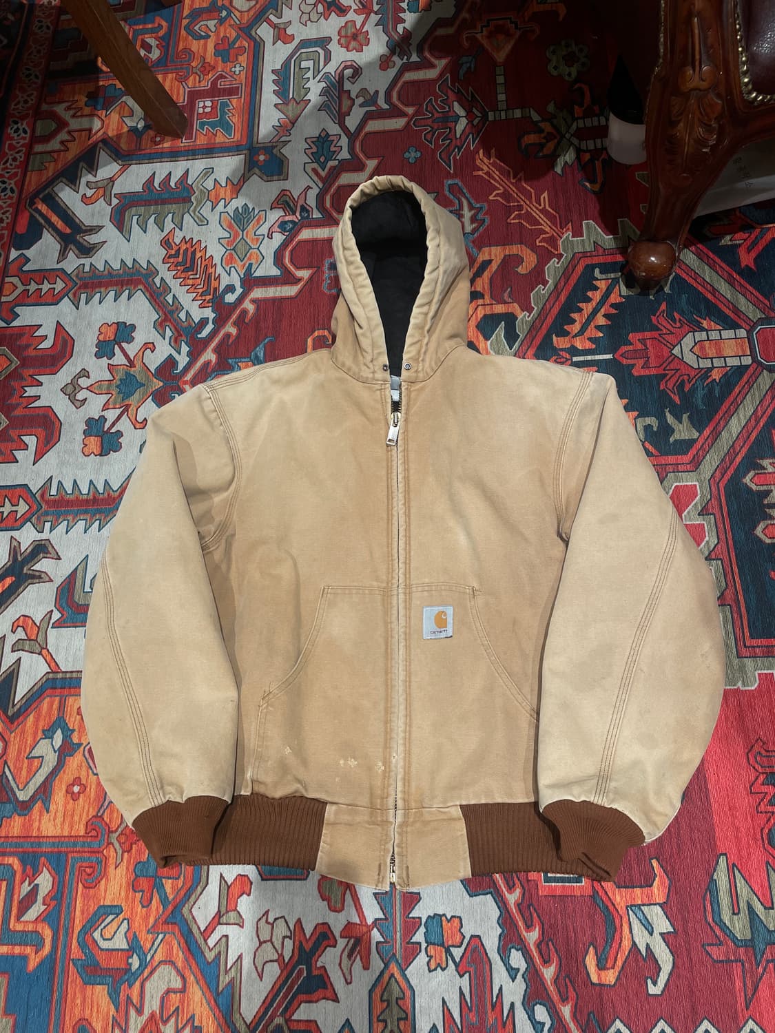 90s 칼하트 j04 엑티브 자켓 브라운 XL 105 상품이미지1
