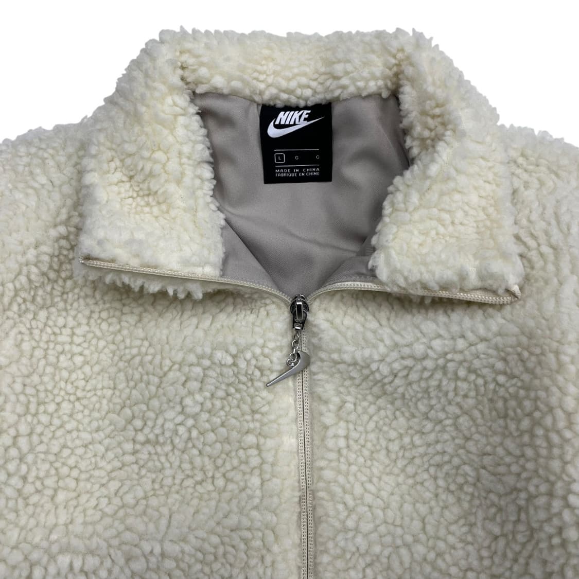 나이키 아이보리 뽀글이 자켓 L 상품이미지5