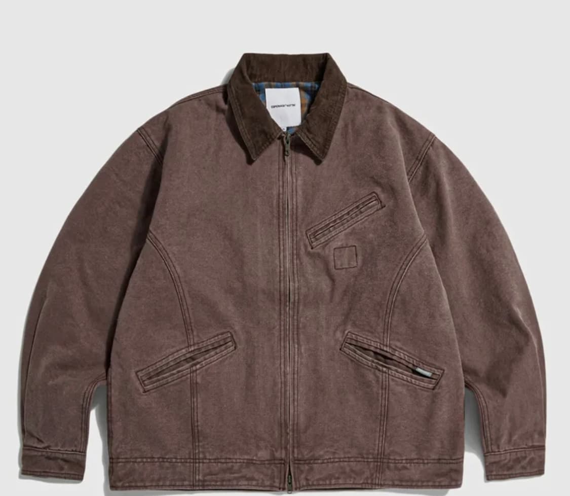 ESPIONAGE 워크자켓 버건디 상품이미지1