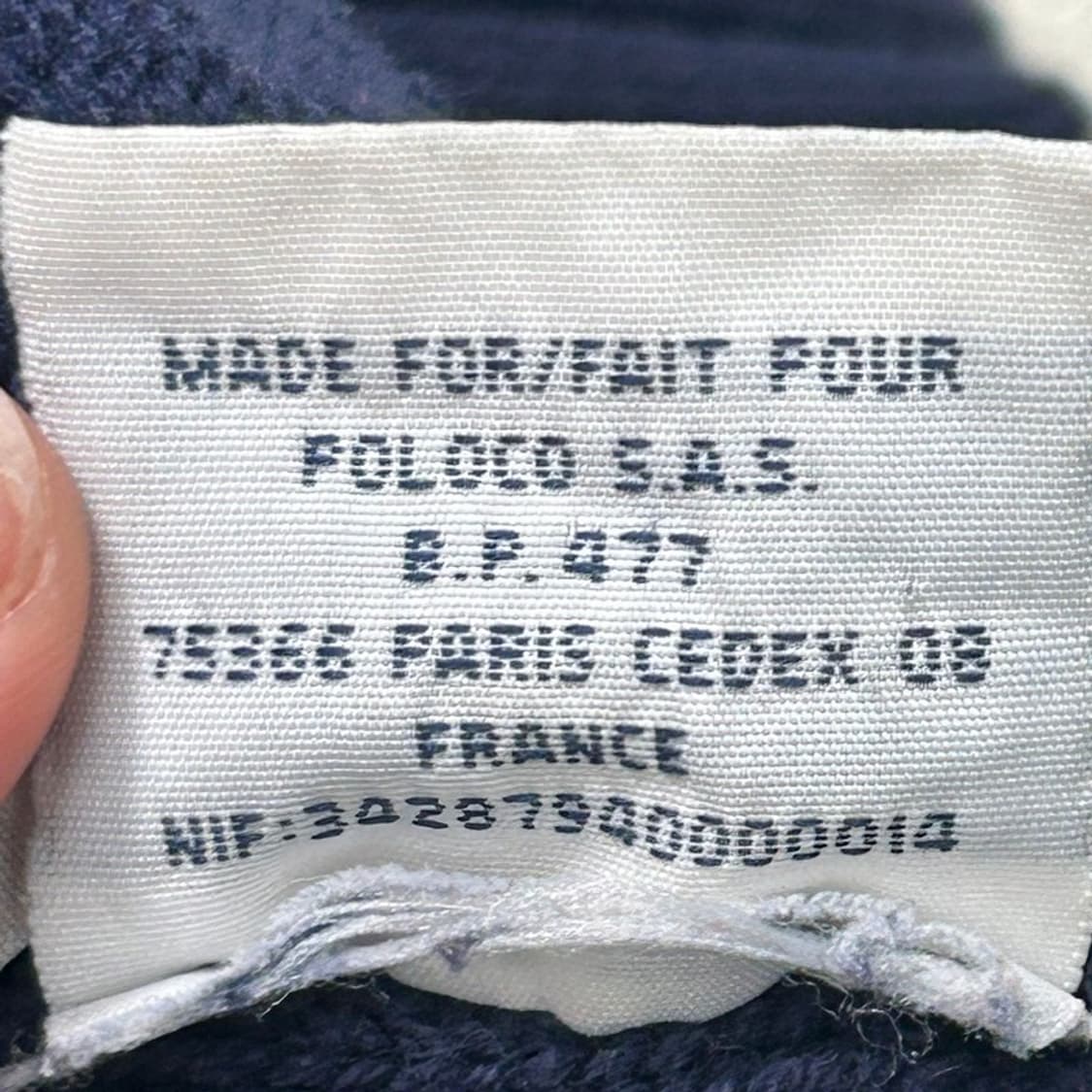 폴로랄프로렌 네이비 컬러 브이넥 니트 베스트 L 상품이미지9