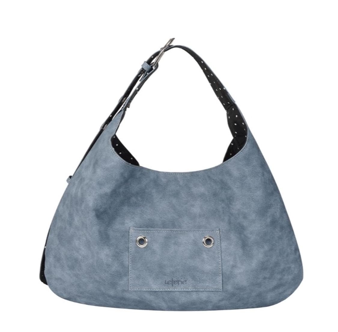 레터리 버클 리버시블 숄더백 블루 상품이미지1