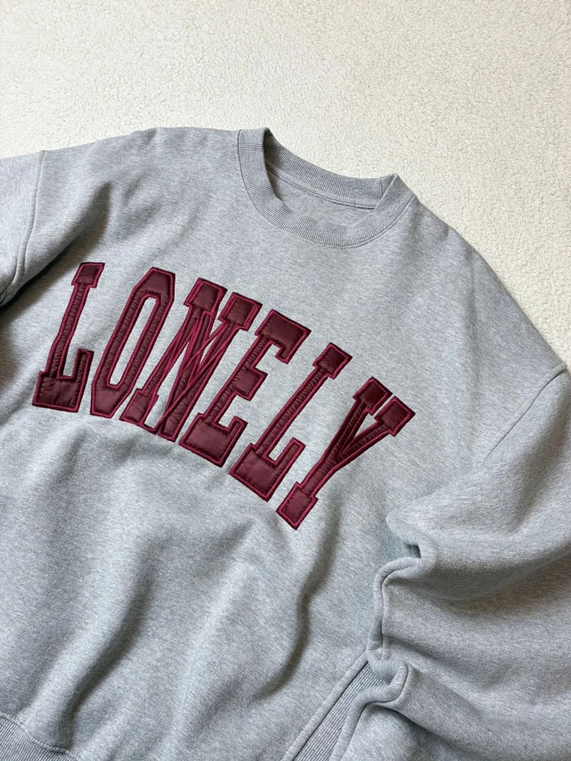 노앙 NOHANT Lonely 헤비코튼 오버 맨투맨 PN7306 상품이미지3