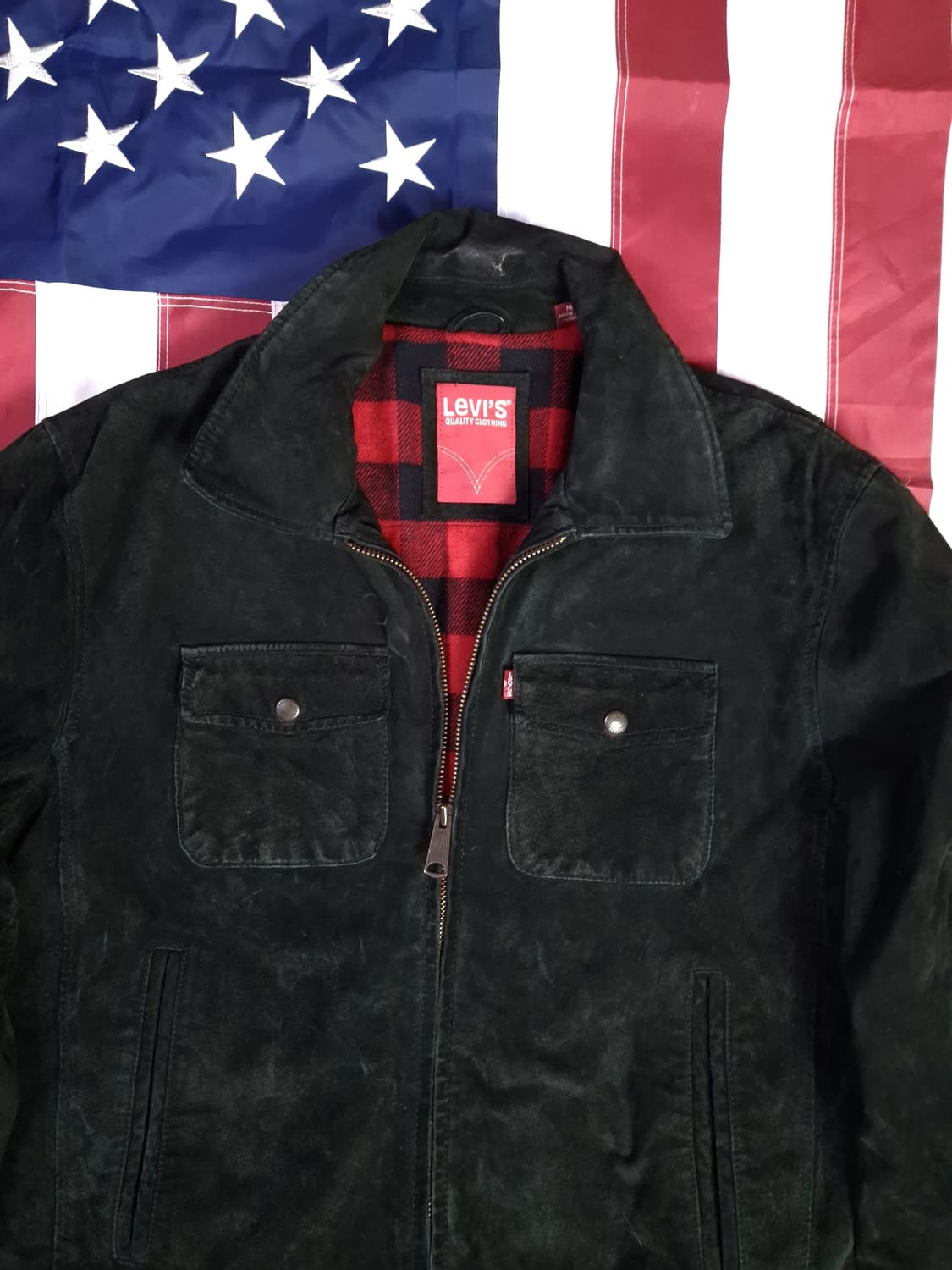 오리지날 리바이스 레드탭 리얼 스웨이드 트러커자켓 상품이미지2