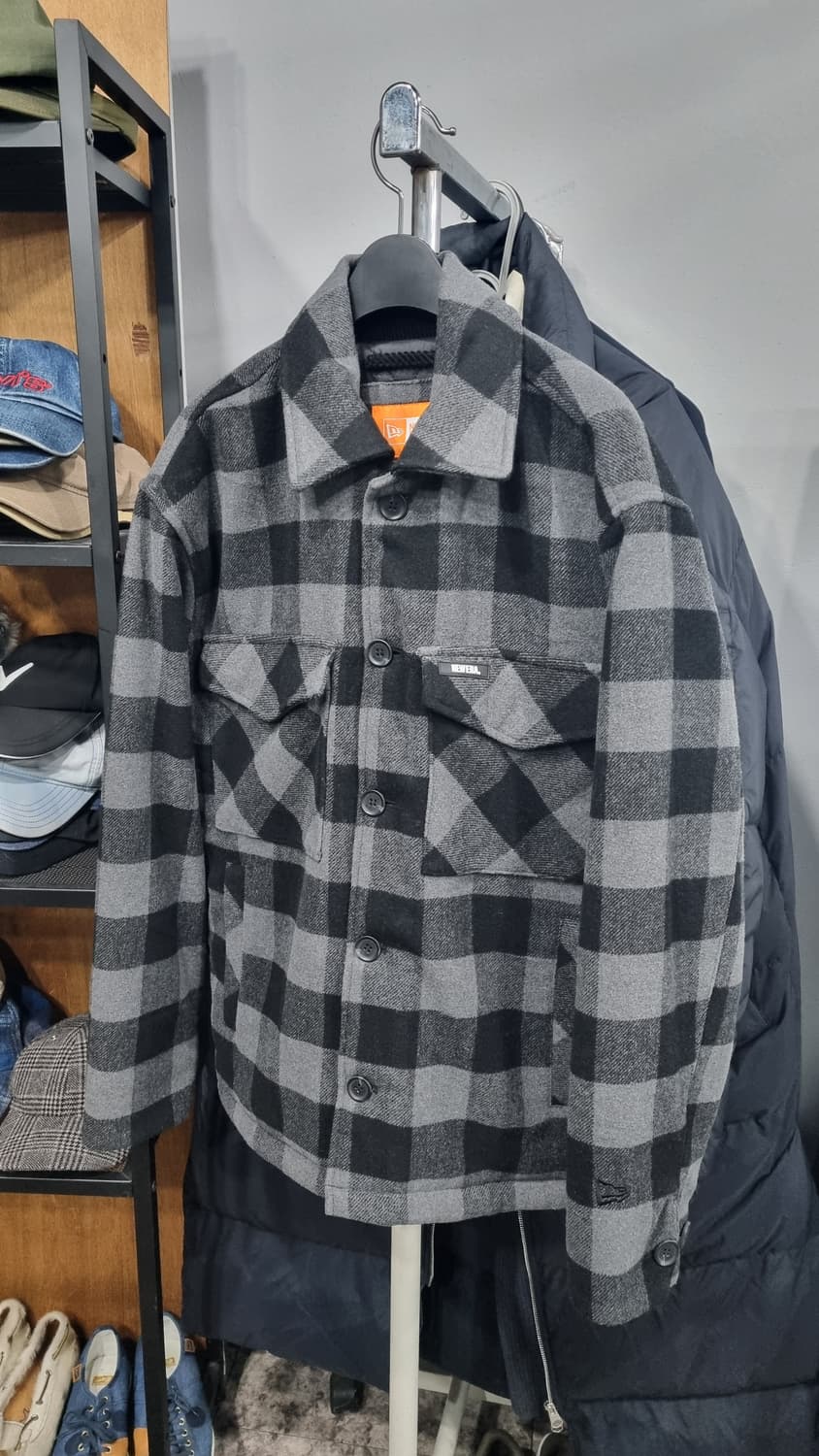 뉴에라(NEW ERA) 체크 모 누빔 코트자켓 남성95~100(표기s)  상품이미지2