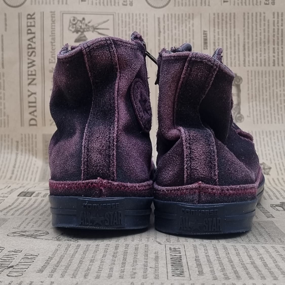 컨버스 스웨이드 버건디 여성하이탑230 상품이미지4