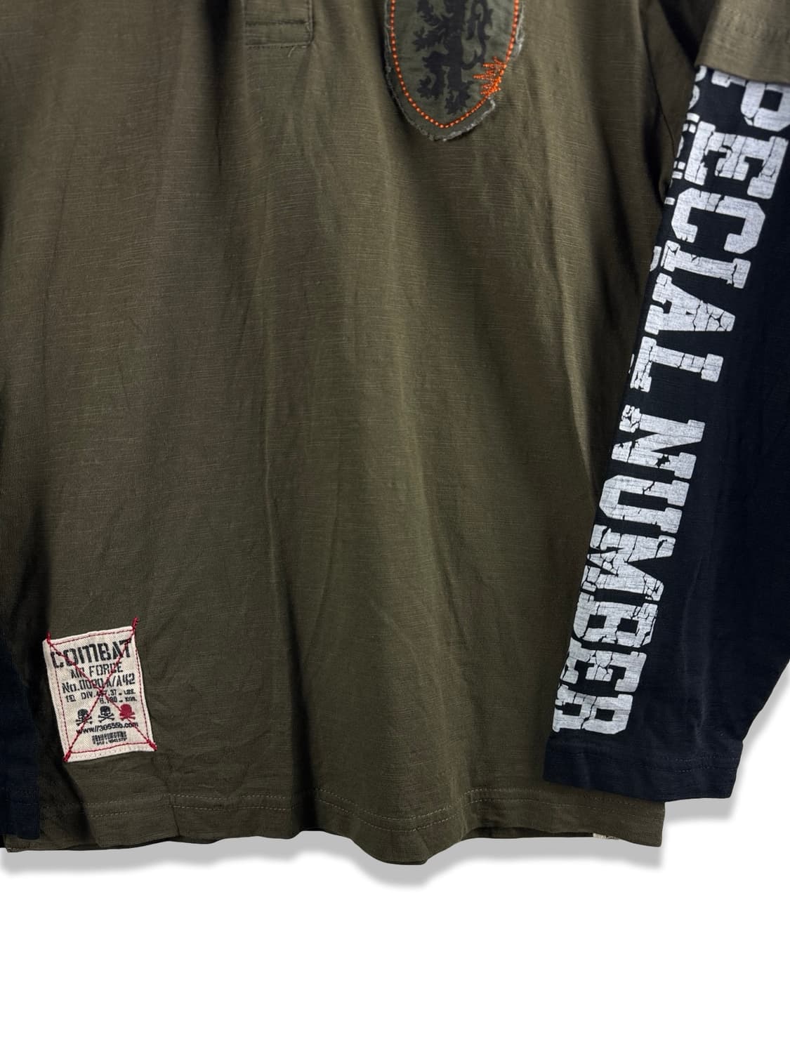 JPN 레이어드 밀리터리 롱슬리브2387 상품이미지4