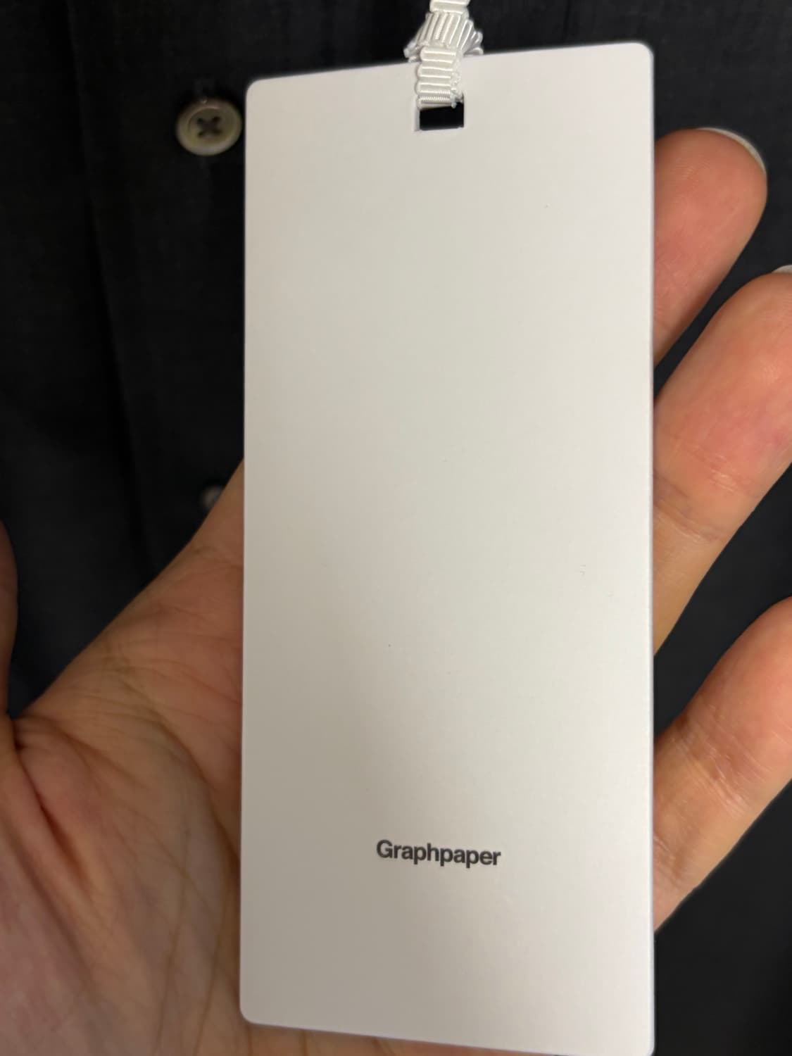 [OS] 그라프페이퍼 컬렉션 차콜 오버사이즈 셔츠  상품이미지4