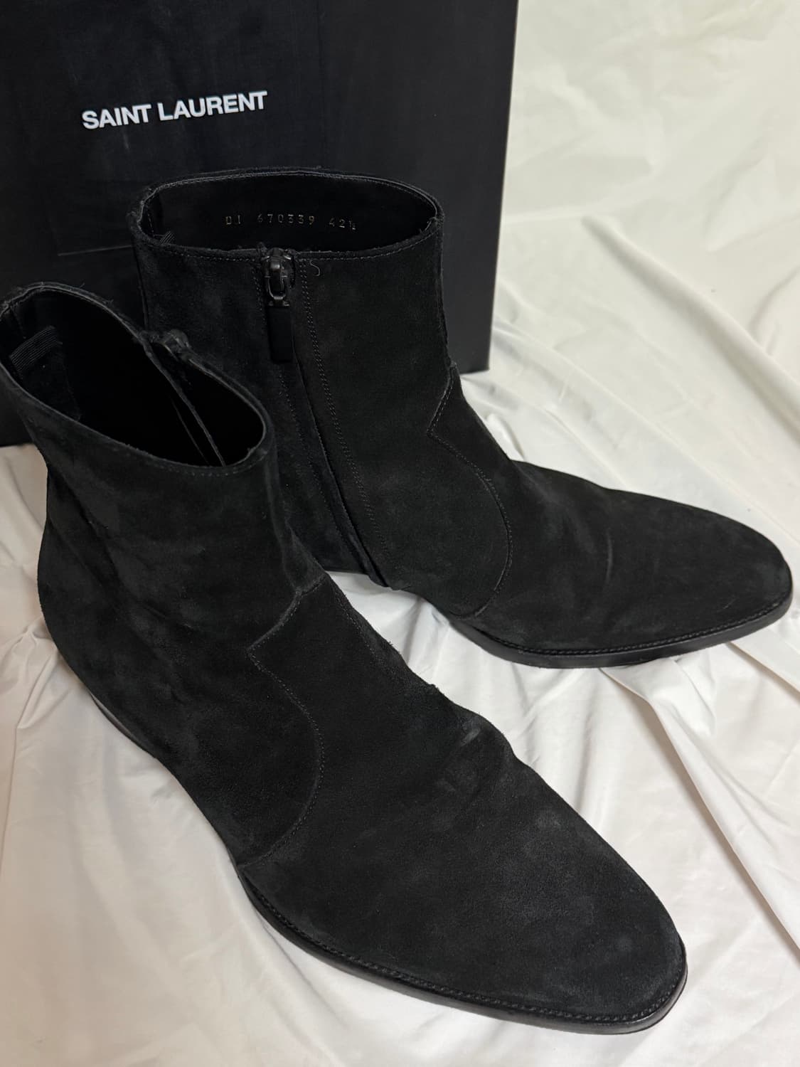 생로랑 에디슬리먼 스웨이드 부츠 상품이미지3