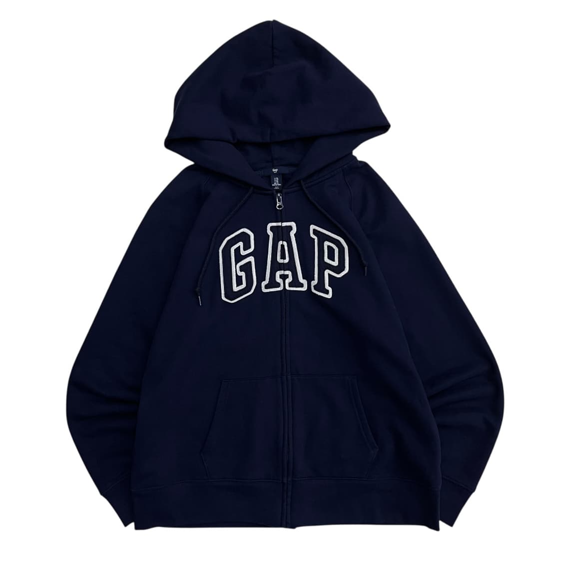 갭 센터로고 네이비 후드집업 XL 상품이미지2