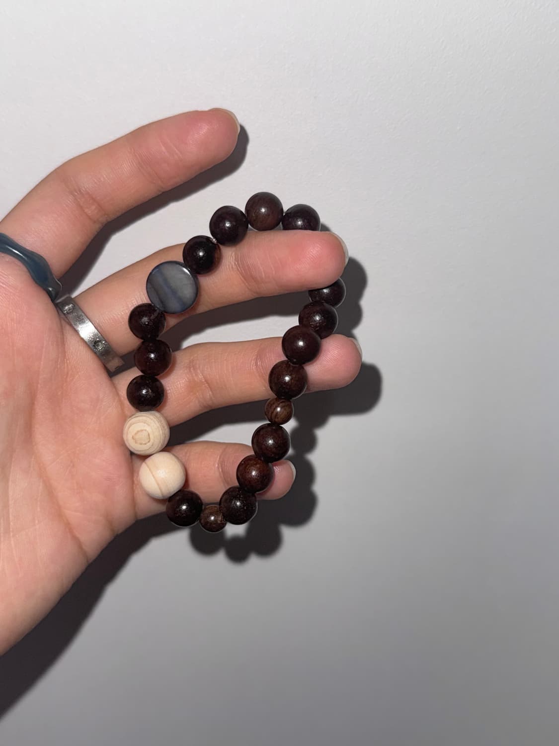 [Handmade] 우드 비즈 팔찌 상품이미지2
