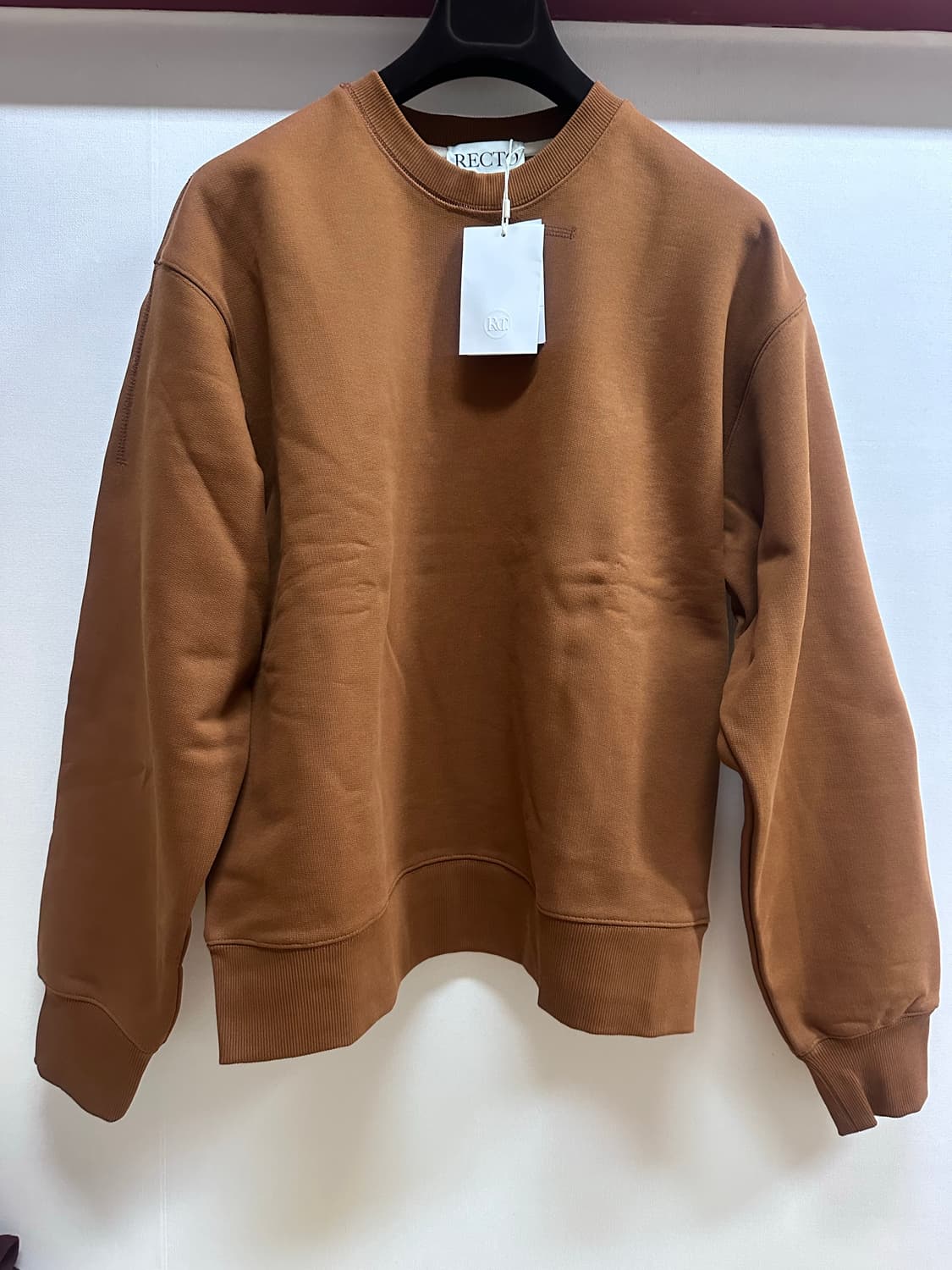 [새상품]렉토 24F/W 리크리에이션 스웨트셔츠 맨투맨 브라운 상품이미지6