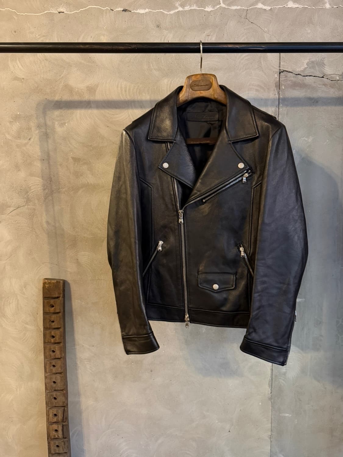 느와르 라르메스 램스킨 레더자켓 슬림100 상품이미지1