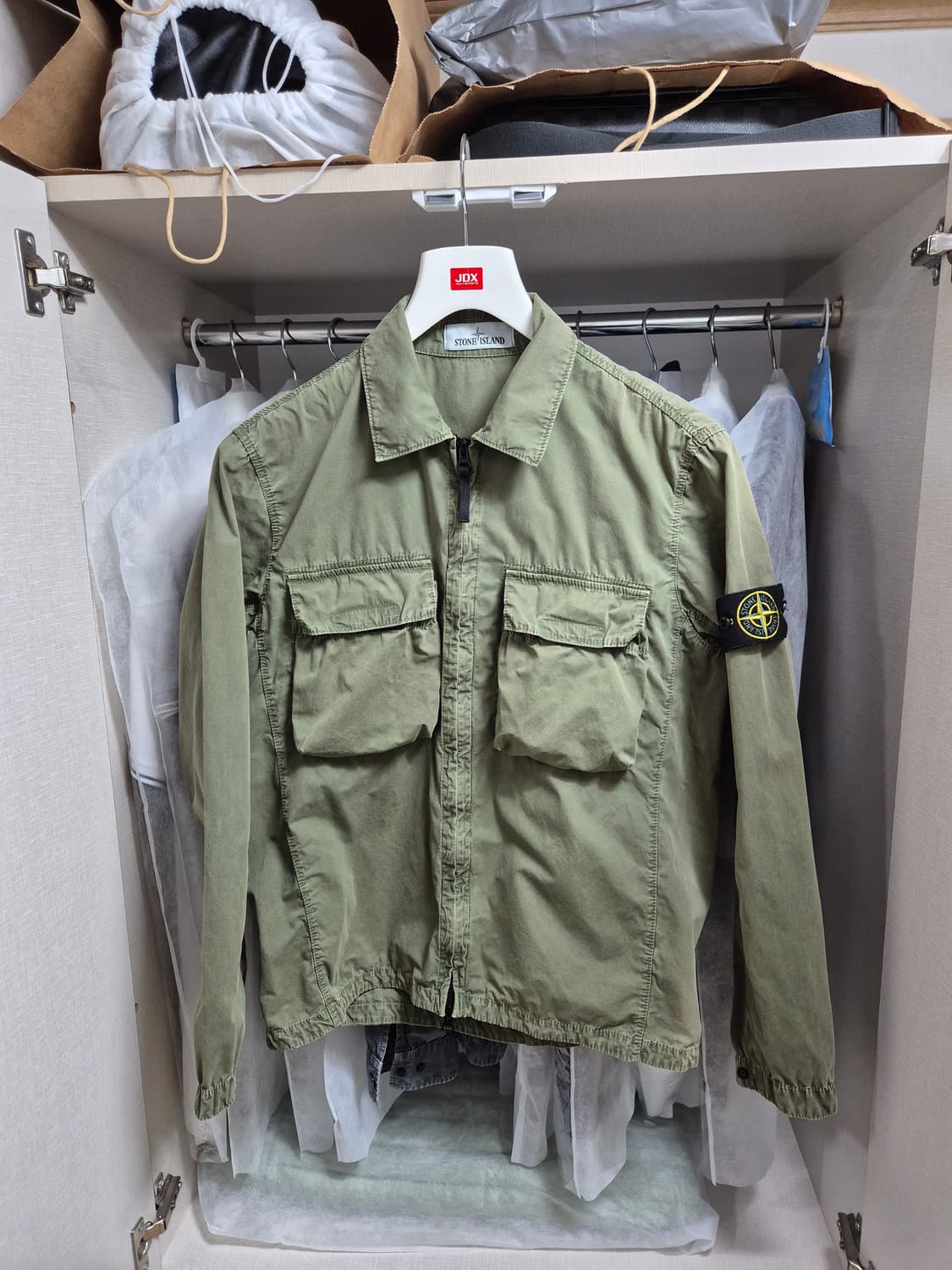 한글택 스톤아일랜드 오버셔츠 자켓 95-M 상품이미지1