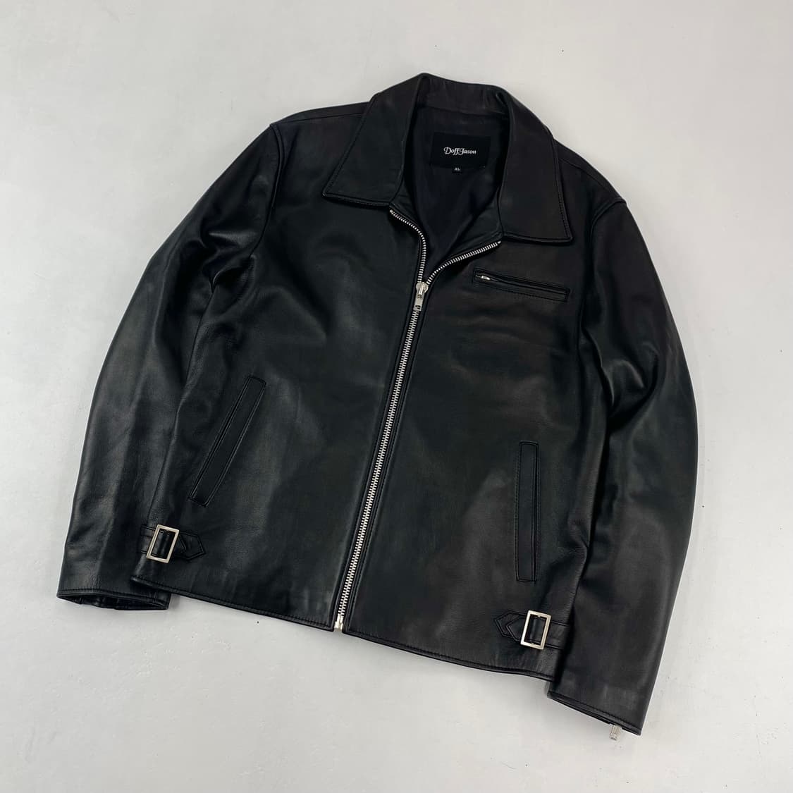 도프제이슨 블랙 양가죽 레더 자켓 (105) 상품이미지1