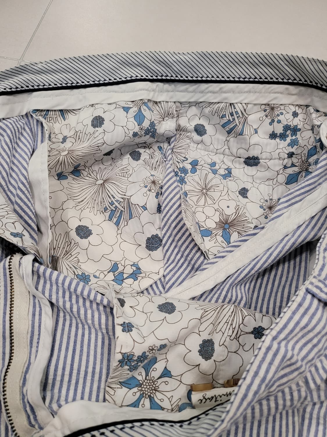 이태리 감성 🇮🇹 Hermitage x Selected 시어서커반바지 상품이미지6