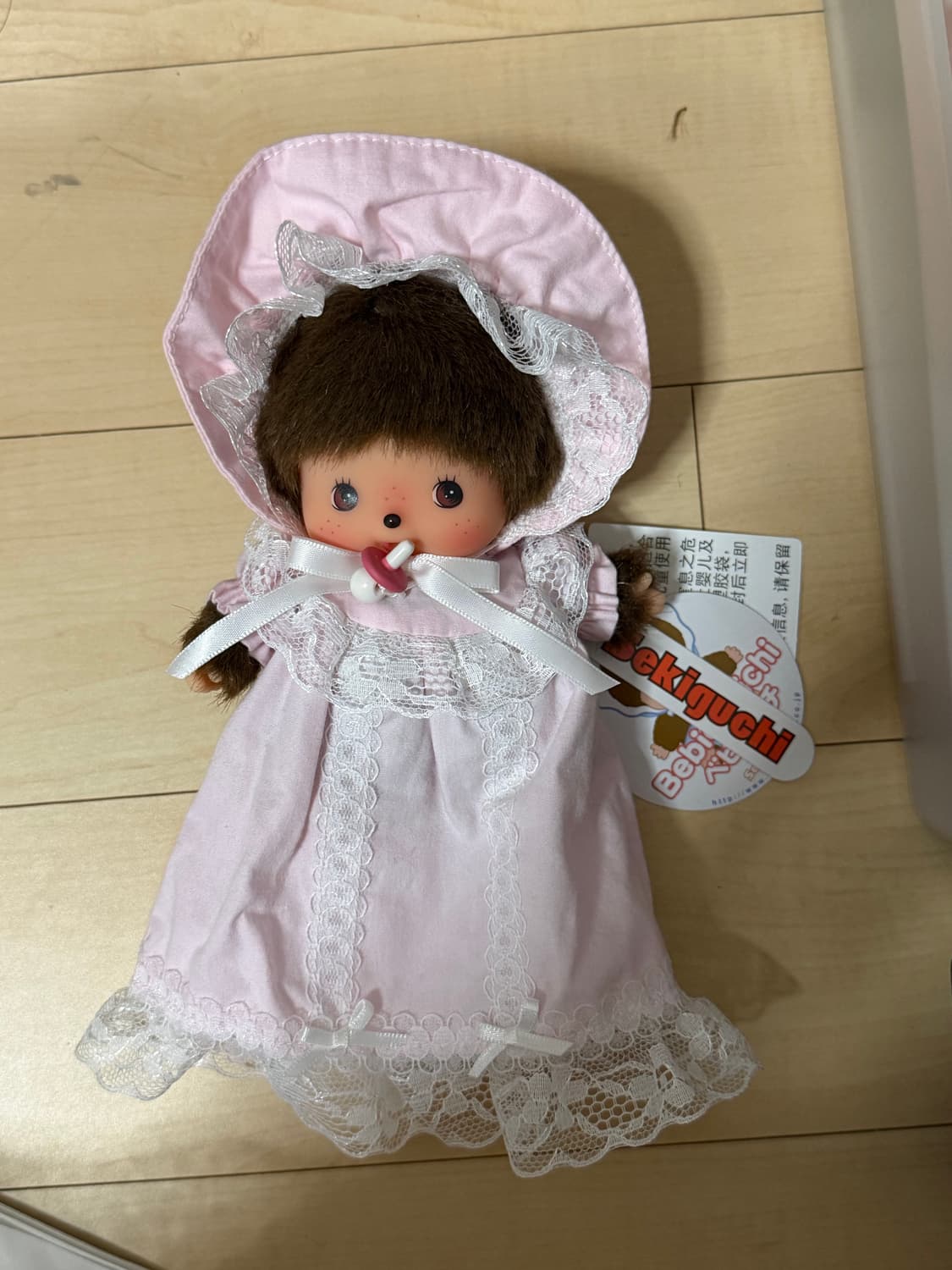 몬치치 베비치치 인형 핑크 레이스 드레스 상품이미지1