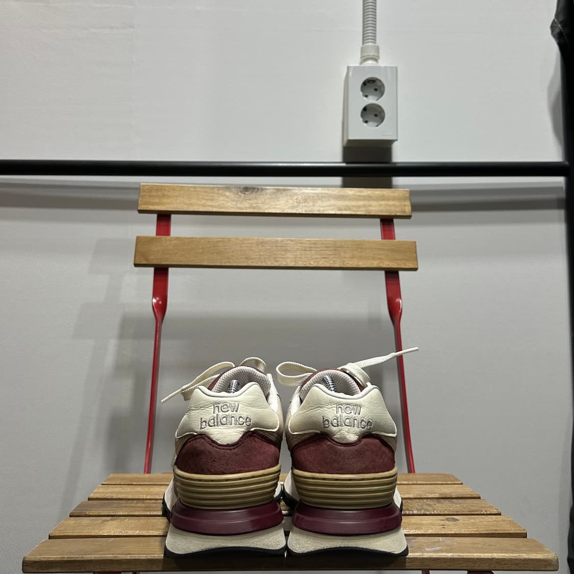 265) 뉴발란스 운동화 남성 남자 신발 574  레거시 버건디 상품이미지4