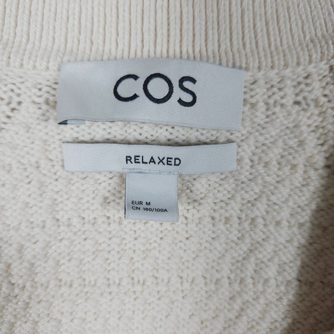 COS 코스 릴렉스드 반팔 가디건  상품이미지3