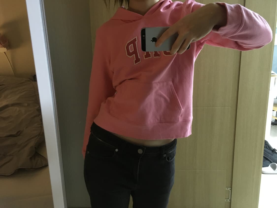 Gap baby pink hoodie 상품이미지1