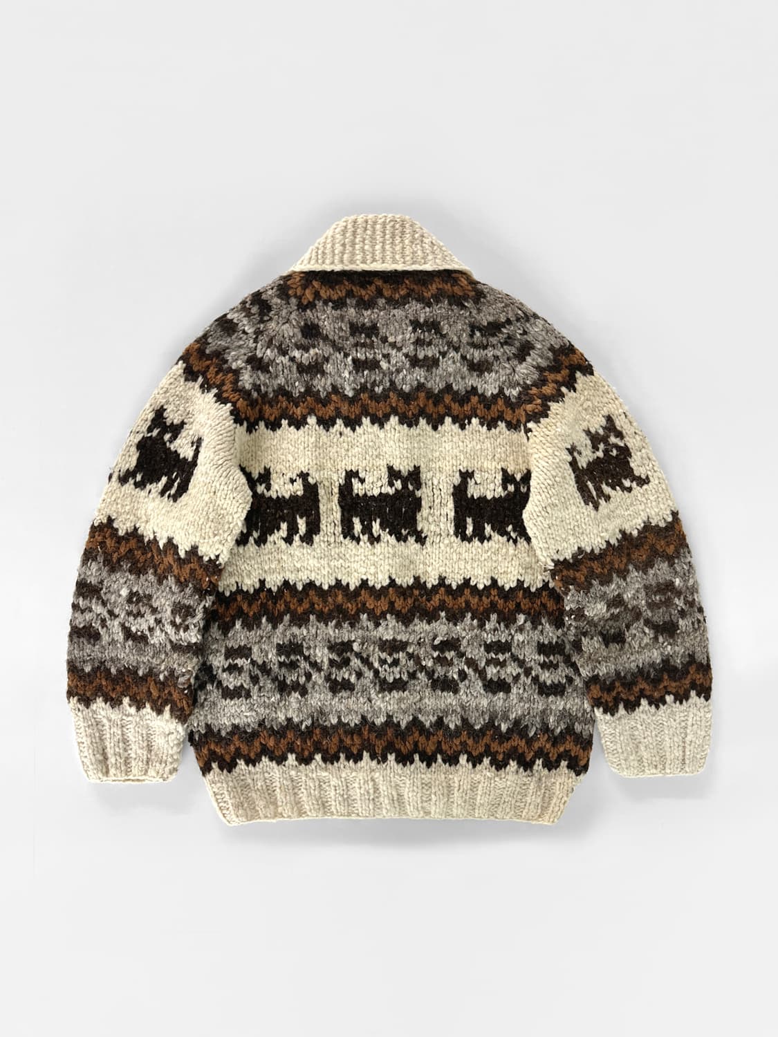 (Rare) 빈티지 고양이 패턴 코위찬 스웨터 상품이미지2