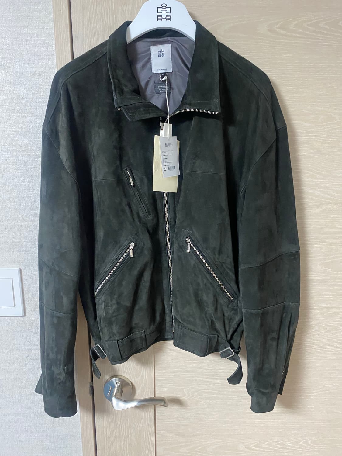 [3] 폴리테루 스웨이드 자켓 딥 차콜 상품이미지1