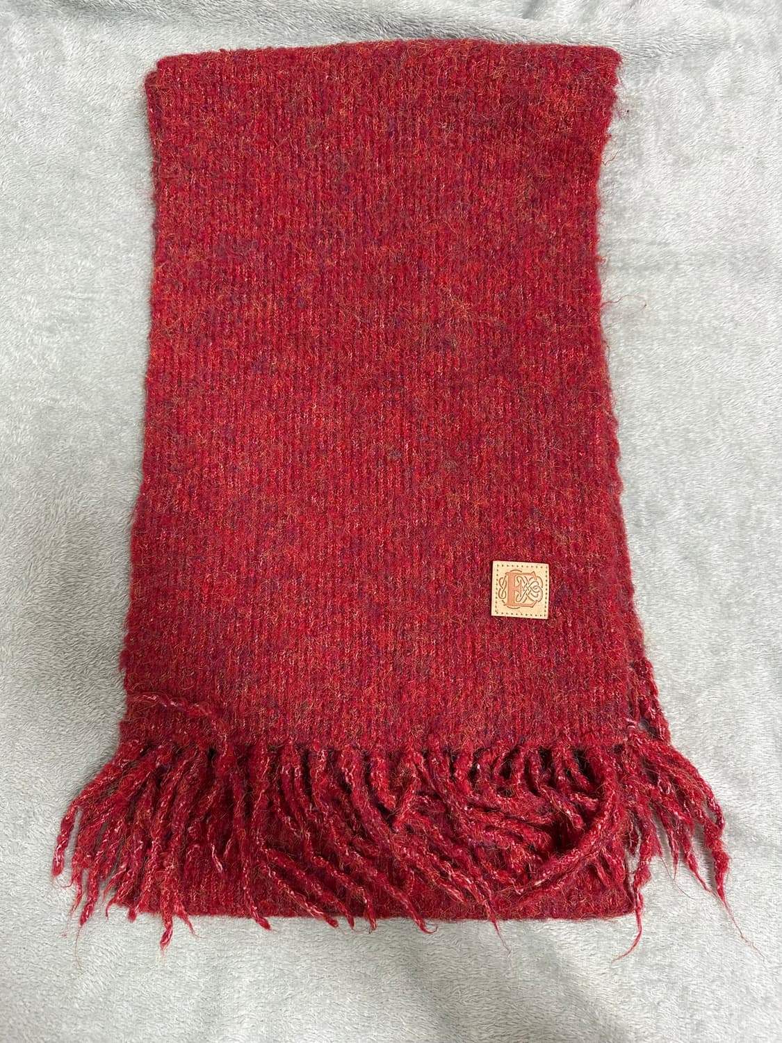 이터널유 미오 보헤미안 울 머플러 레드 상품이미지4