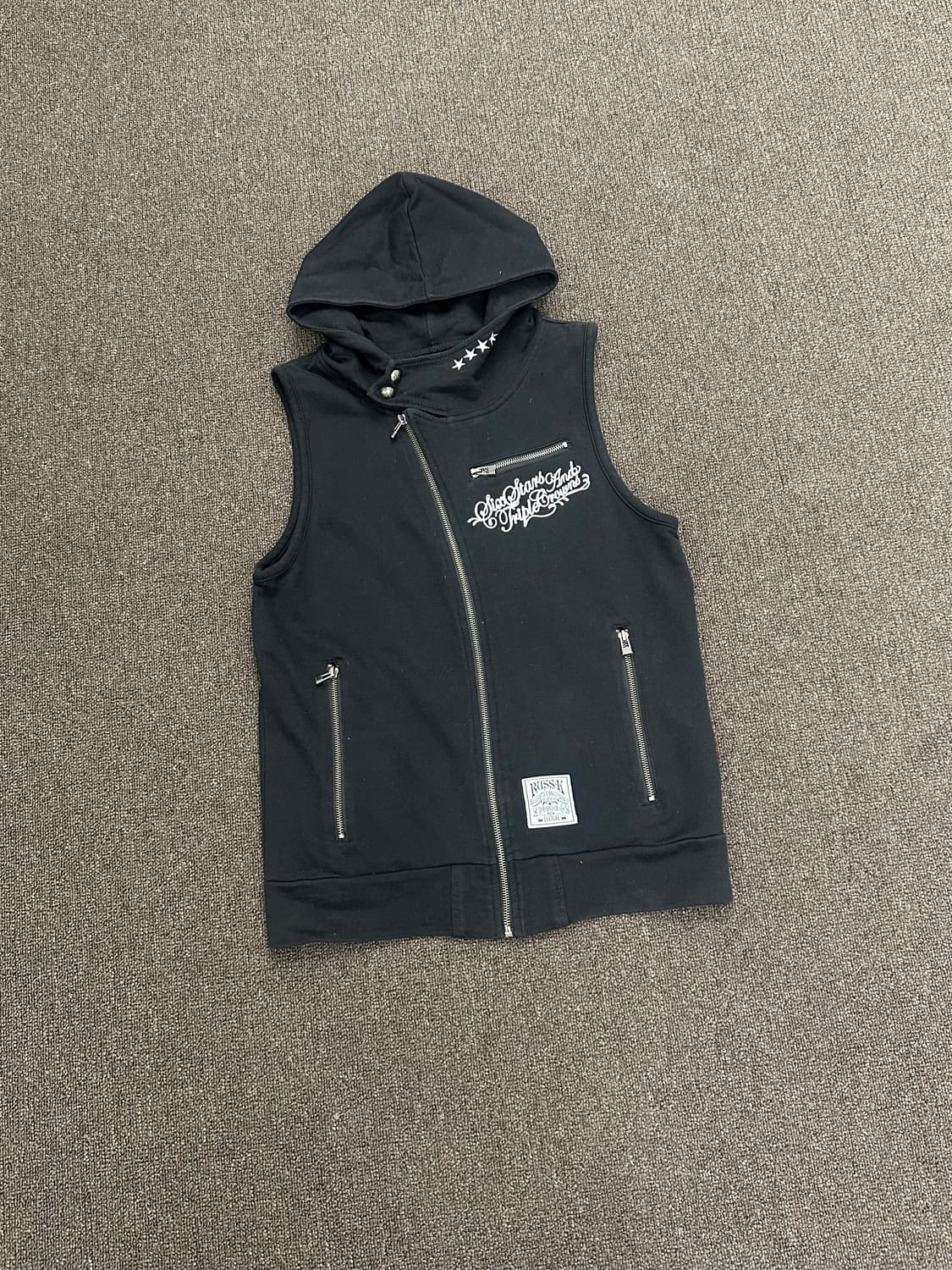 L)Russ.k 빈티지 여성 나시 후드집업 상품이미지3