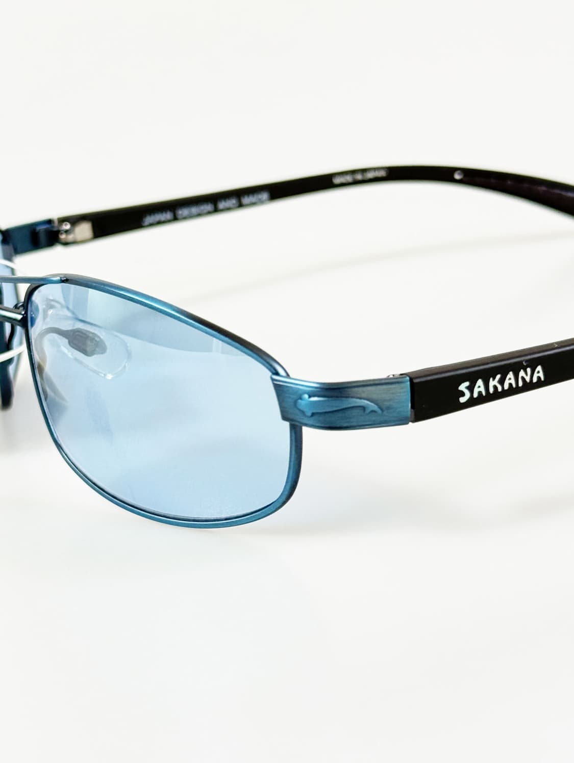 90s SAKANA 투브릿지 스퀘어 틴트 빈티지 선글라스 상품이미지4