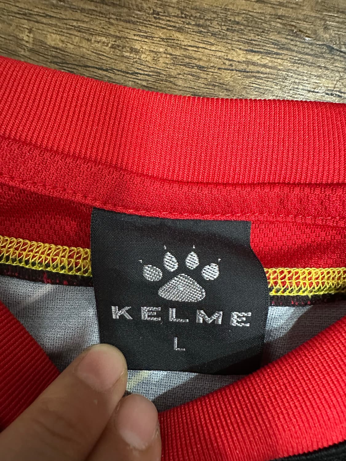 KELME 풋살 져지 반팔티 블록코어 L사이즈 상품이미지4
