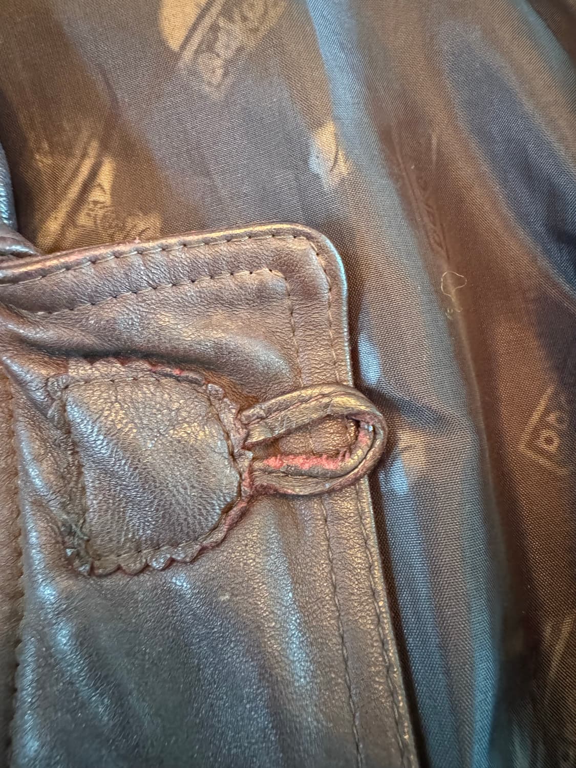 빈티지 크롭 레더자켓 상품이미지2