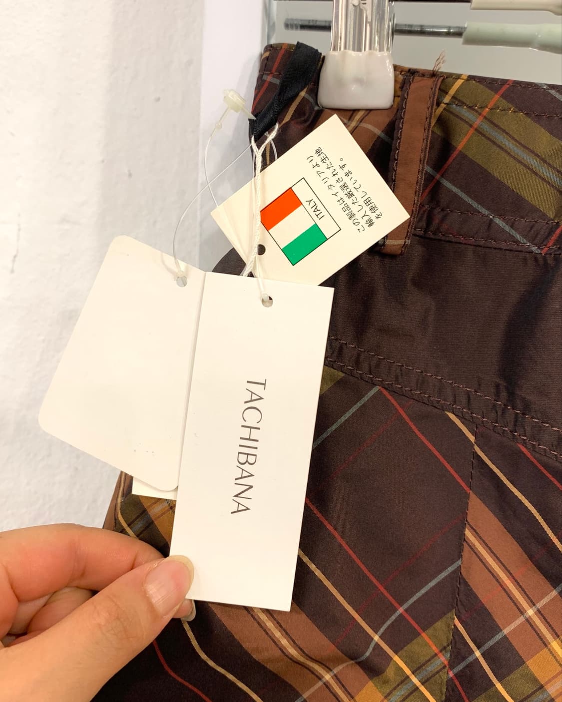 [TACHIBANA] pocket check pattern skirt  상품이미지5