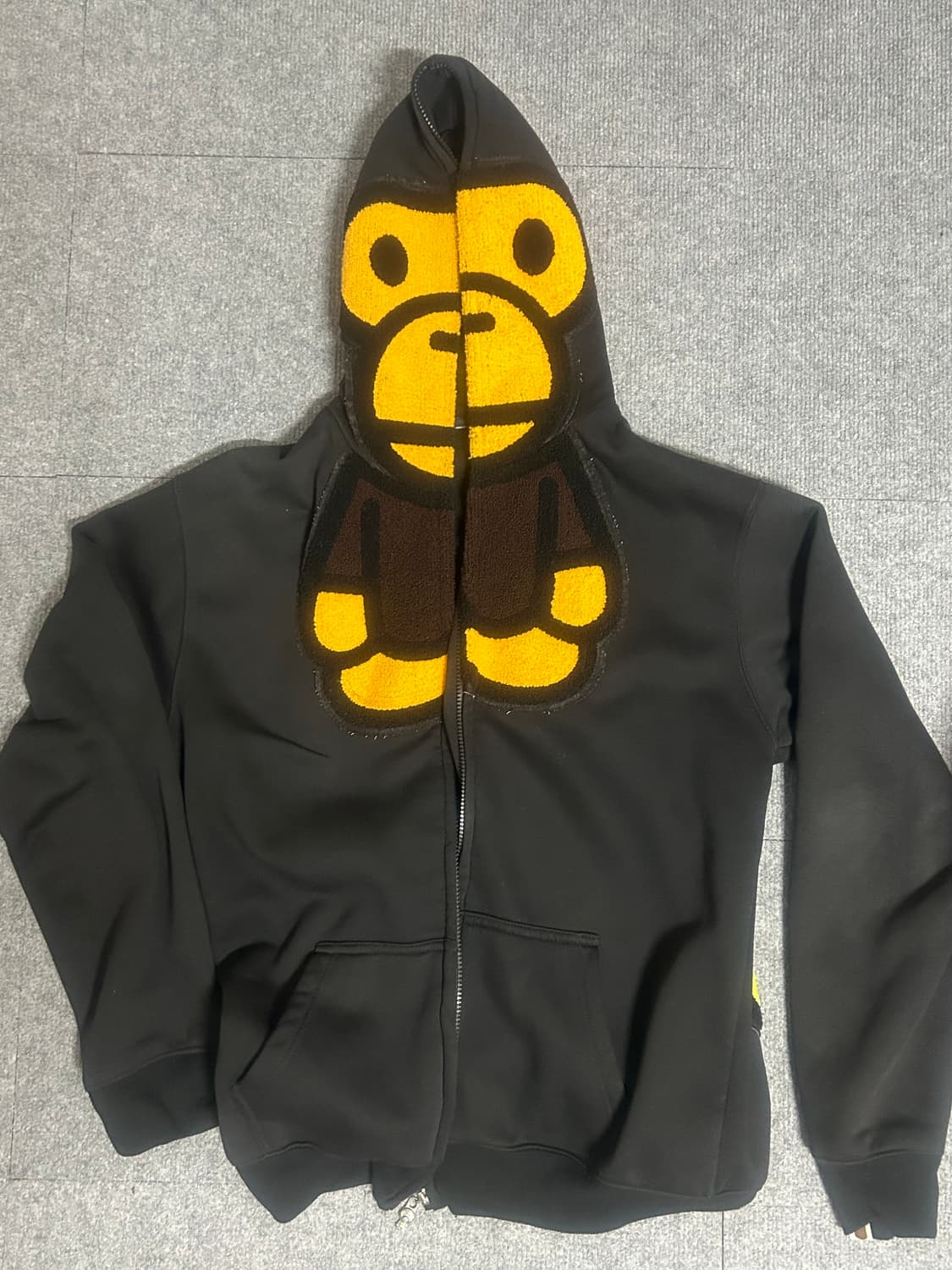 베이프 베이비 마일로 후드집업 XL 상품이미지1